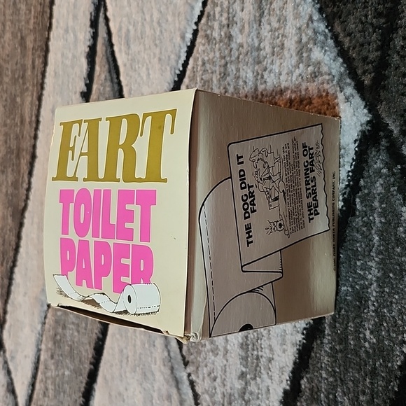 IVORY TOWER 1986 FART HUMOROUS SAYINGS TOILET PAPER DECORATIVE - Picture 2 of 14
